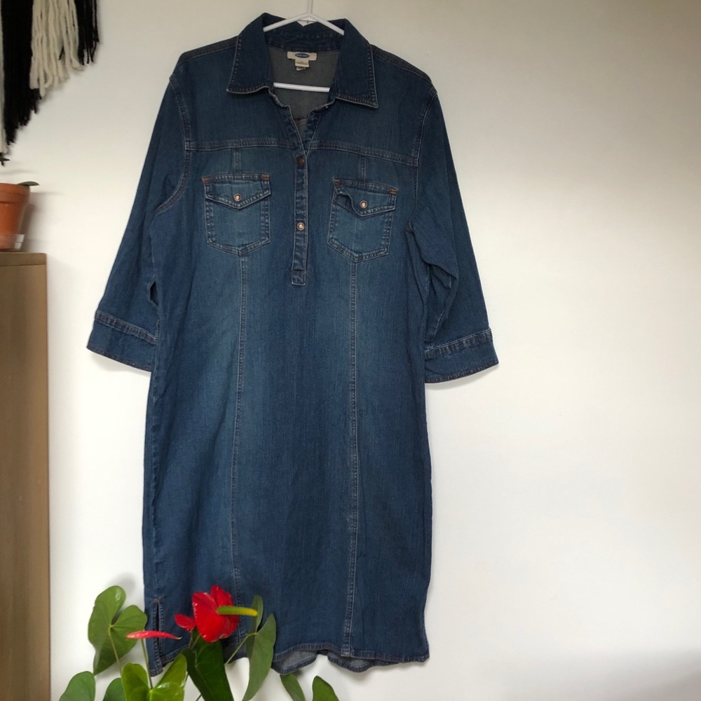 Plus size Denim dress